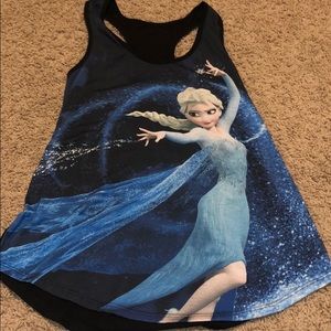 Black Elsa tank top